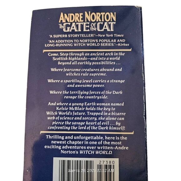 The gate of the cat by Andre Norton - ace fantasy books - isbn 0441273807 - Picture 2 of 7
